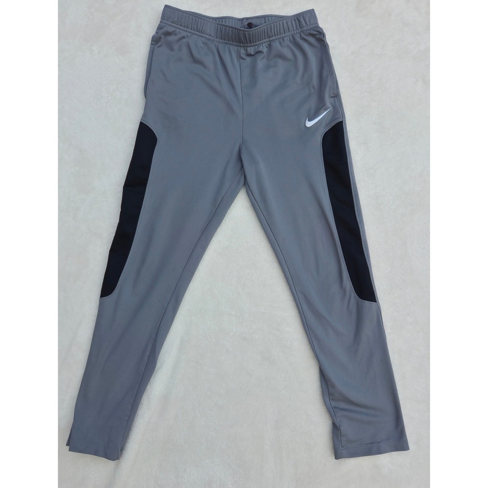 Nike Kids Dri-FIT Academy Training Pants XL Grey Black Soccer Joggers